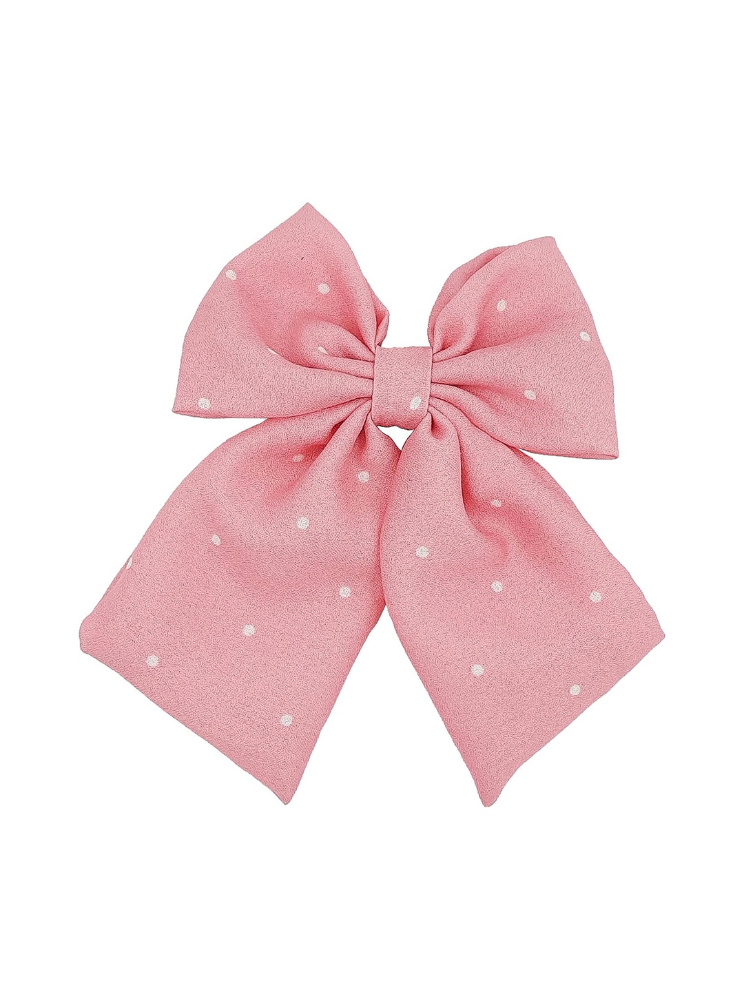 

CHANDERKASH Women Set Of 3 Printed Bow Ponytail Holders, Pink