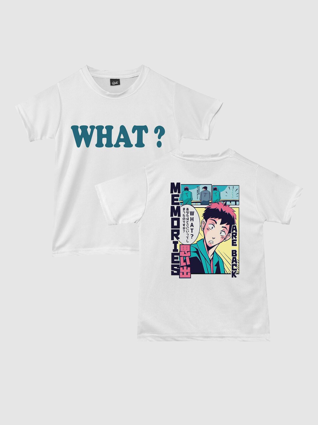 

RISH Boys Graphic Printed Round Neck T-shirt, White