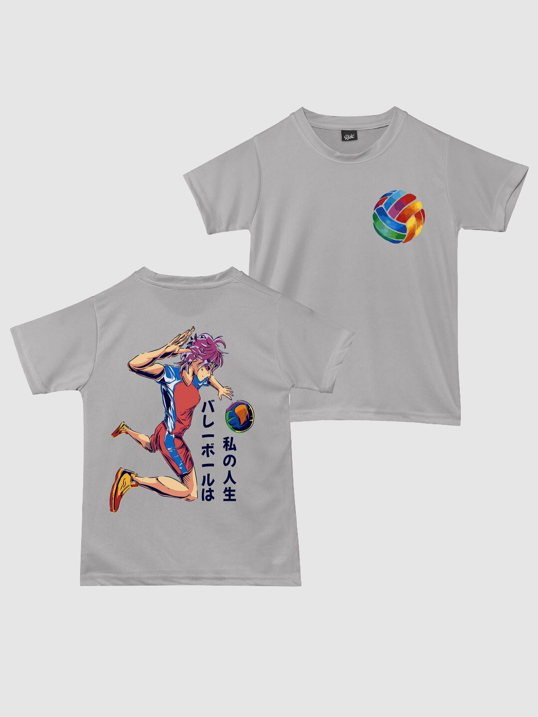

RISH Boys Graphic Printed Round Neck Casual T-shirt, Grey