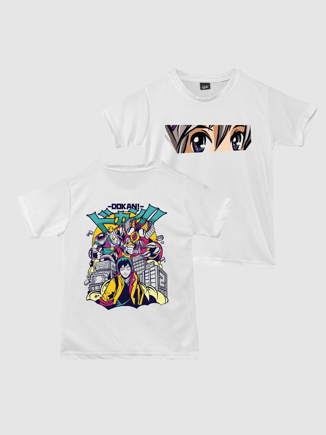 

RISH Boys Graphic Printed Round Neck Regular T-shirt, White