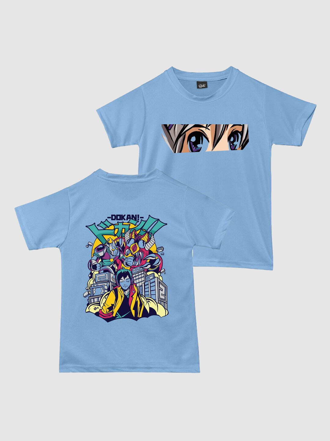 

RISH Boys Graphic Printed Round Neck Regular T-shirt, Blue