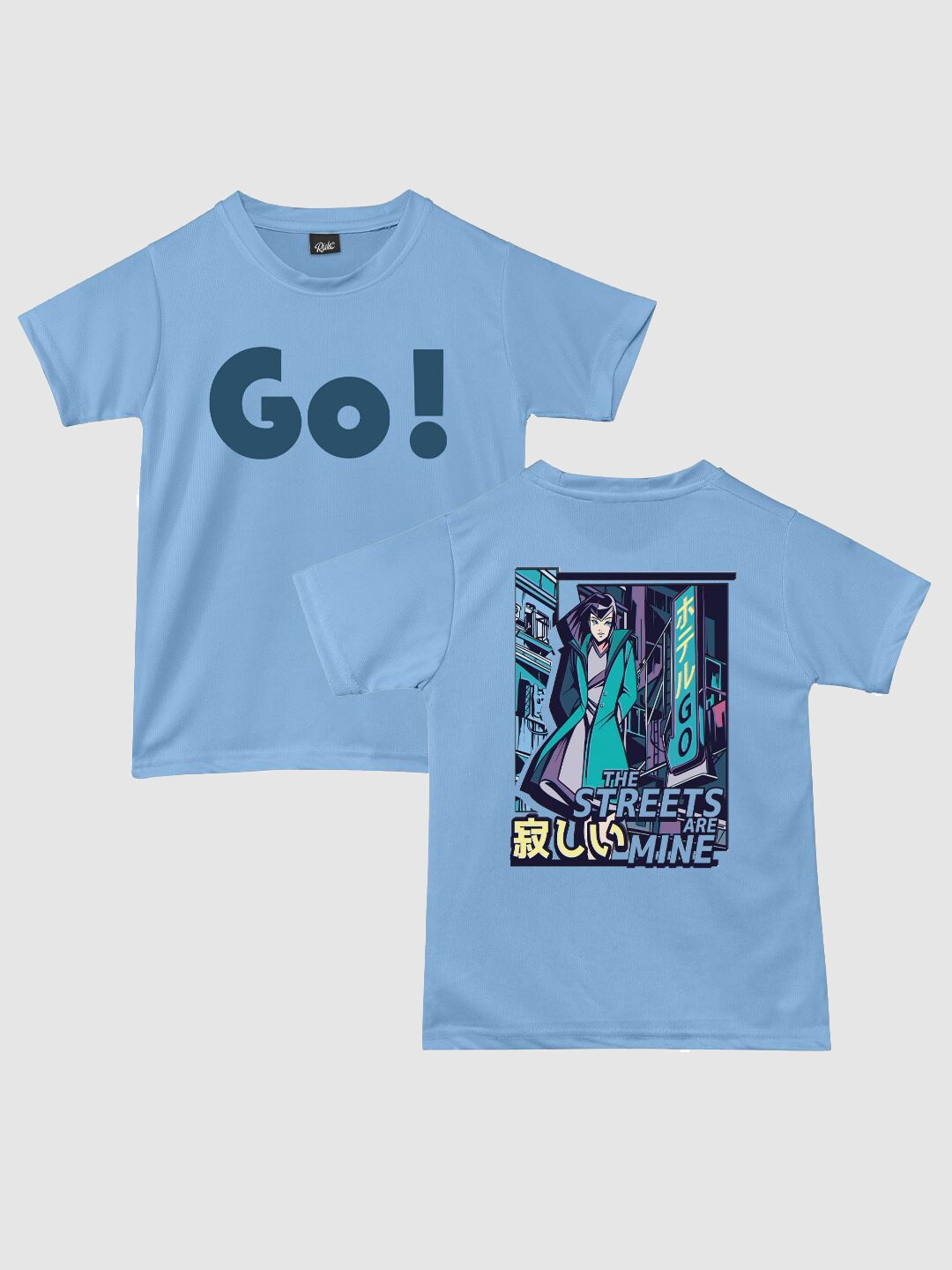 

RISH Boys Graphic Printed T-shirt, Blue