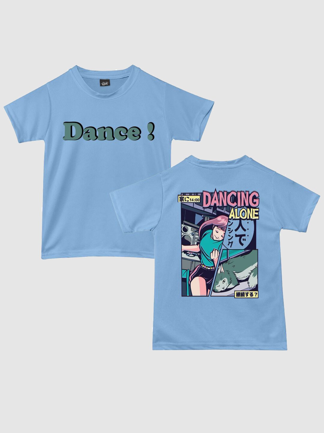 

RISH Boys Pack Of 2 Graphic Printed T-shirt, Blue