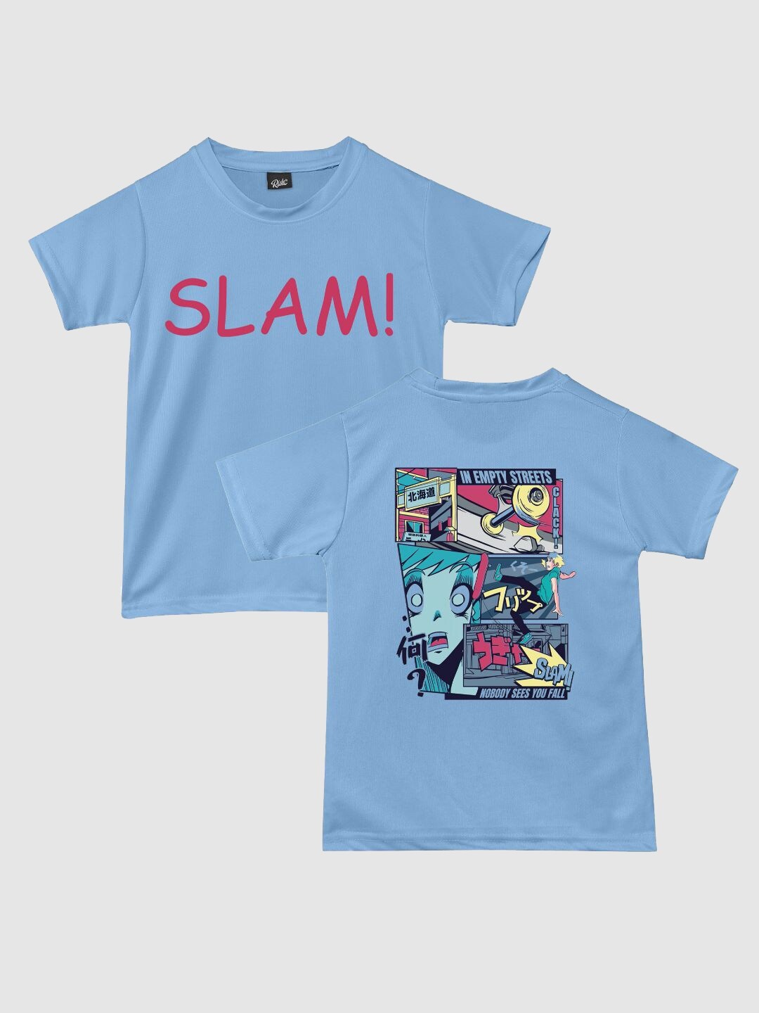 

RISH Boys Typography Printed T-Shirt, Blue