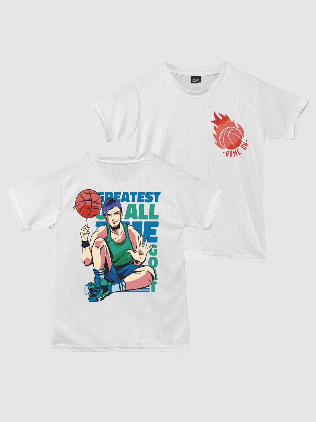 

RISH Boys Pack Of 2 Printed T-shirt, White