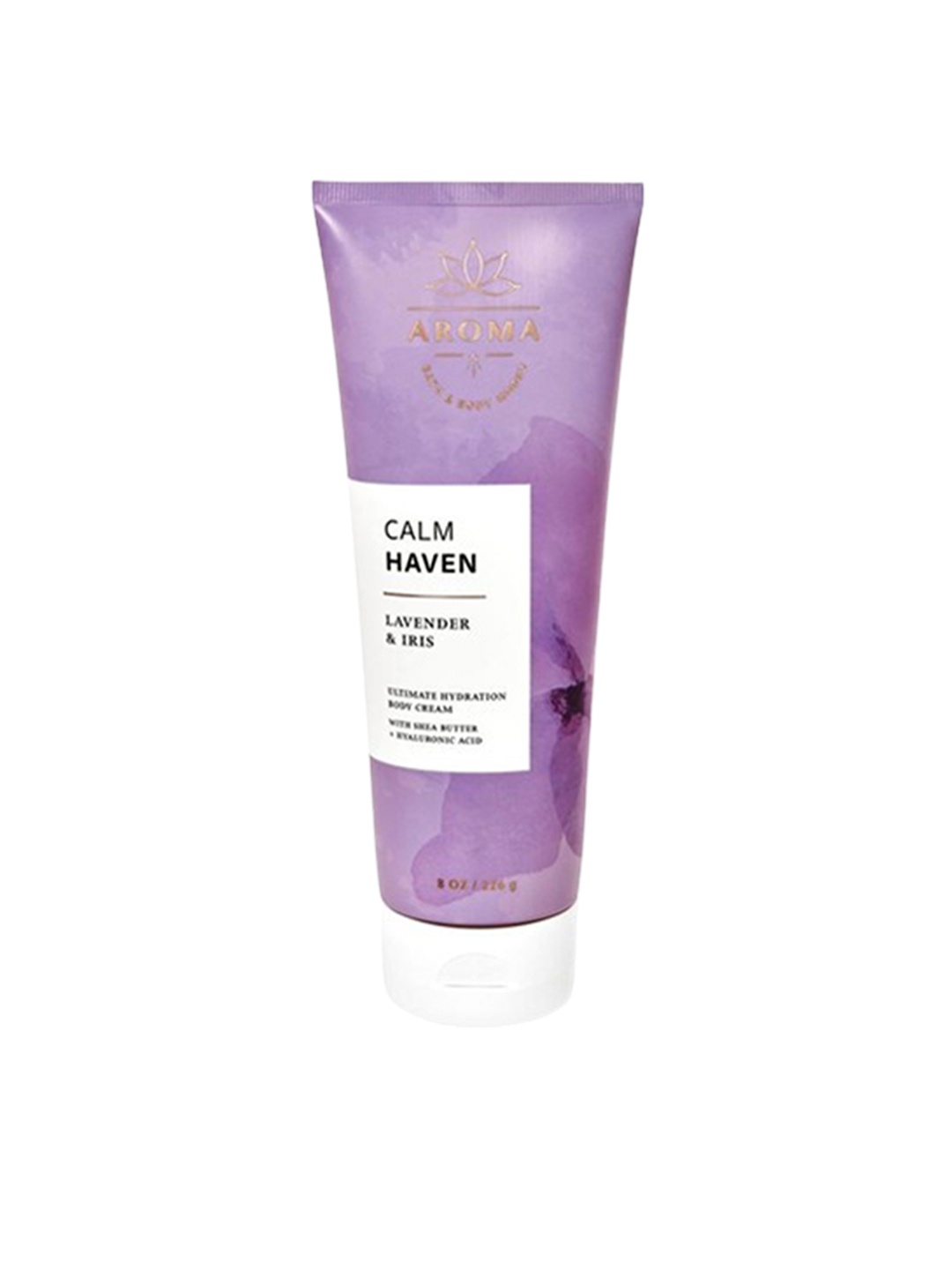 

Bath & Body Works Calm Haven Lavender & Iris Ultimate Hydration Body Cream - 226g, Purple