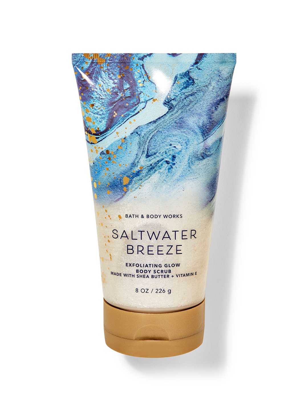

Bath & Body Works Saltwater Breeze Exfoliating Glow Body Scrub with Shea Butter - 226 g, Blue
