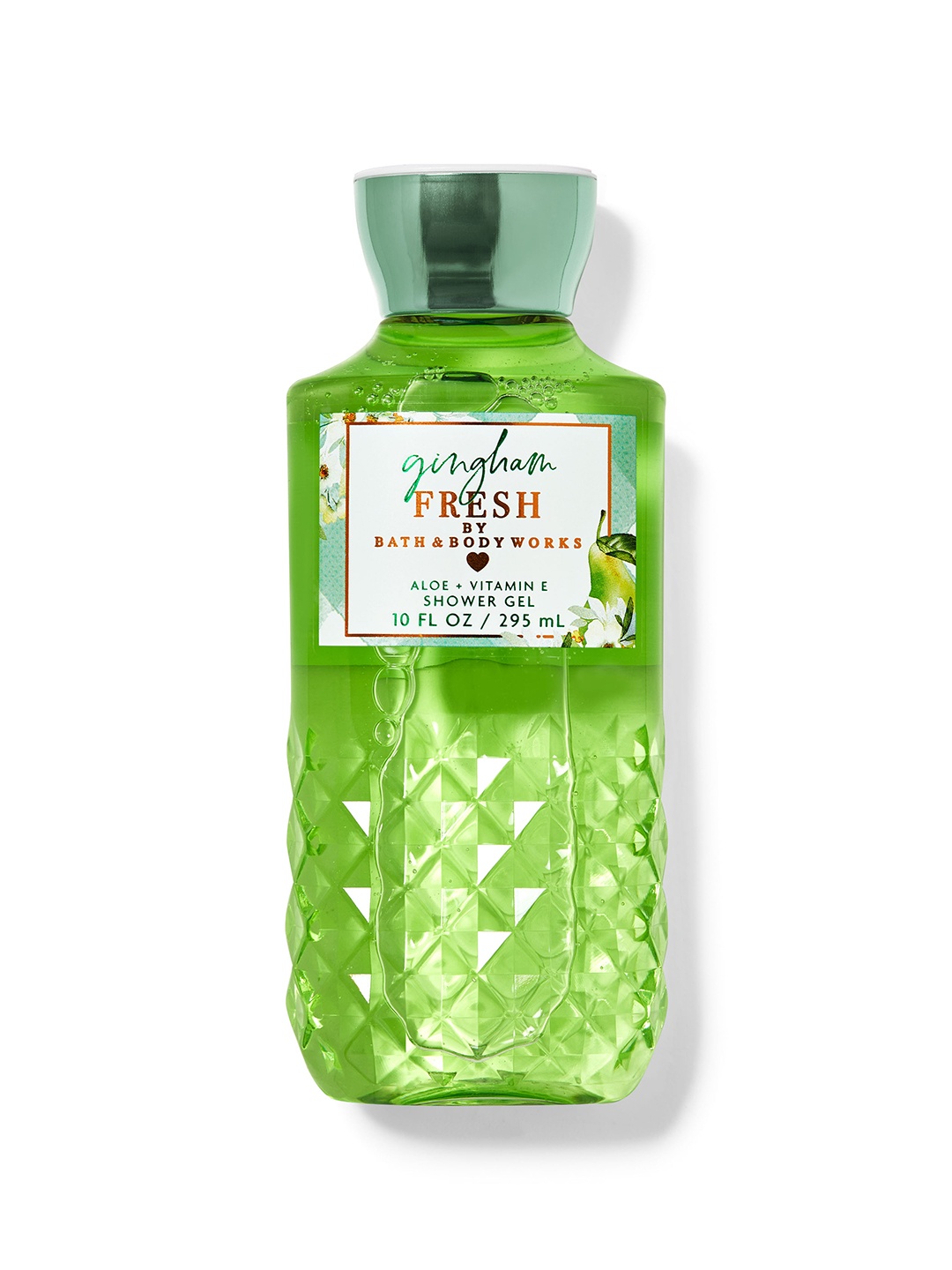 

Bath & Body Works Gingham Fresh Shower Gel with Aloe & Vitamin E - 295 ml, Green