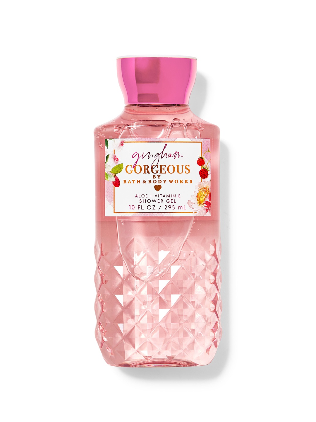 

Bath & Body Works Gingham Gorgeous Shower Gel with Aloe & Vitamin E - 295 ml, Pink