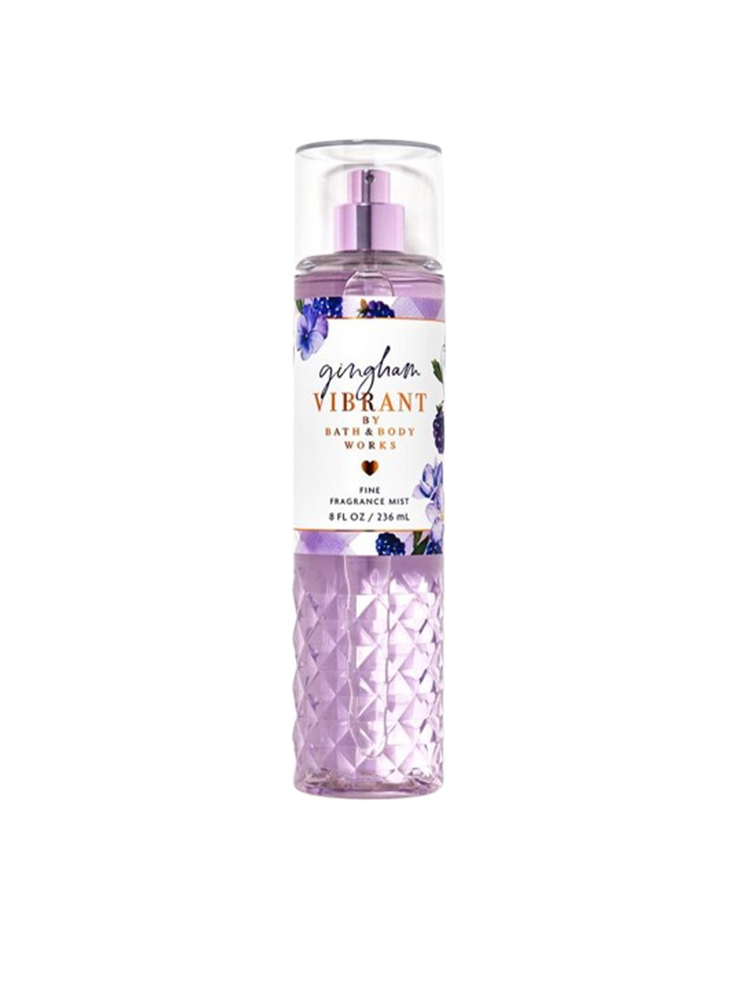 

Bath & Body Works Women Gingham Vibrant Fine Fragrance Body Mist - 236 ml, Purple