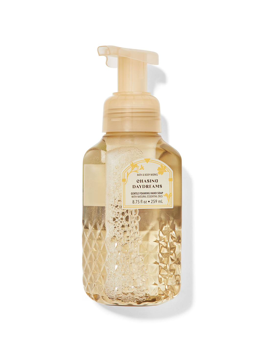 

Bath & Body Works Chasing Daydreams Gentle Foaming Hand Soap with Essential Oils - 259 ml, Gold