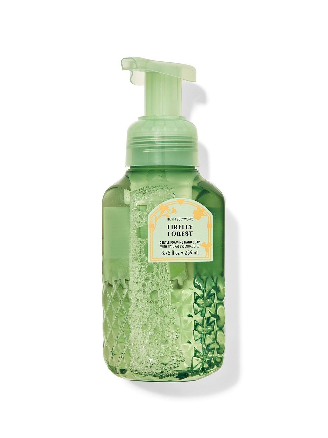 

Bath & Body Works Firefly Forest Gentle Foaming Hand Soap with Aloe - 259 ml, Green