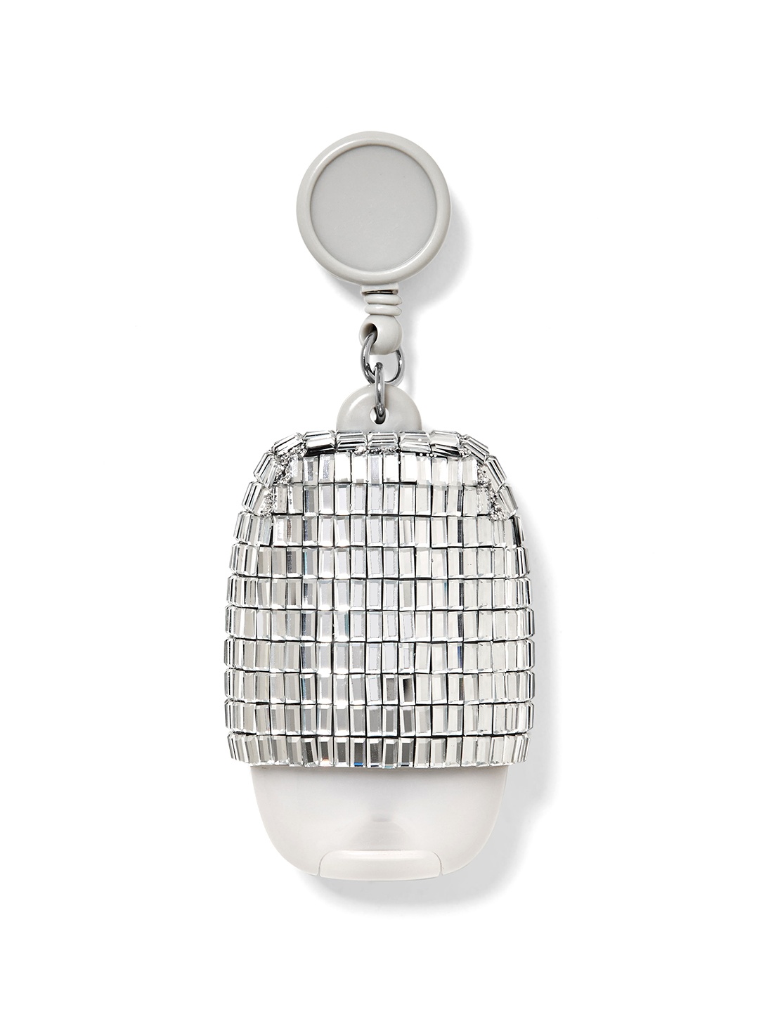 

Bath & Body Works Sparkly Reel PocketBac Sanitizer Holder - Silver Toned