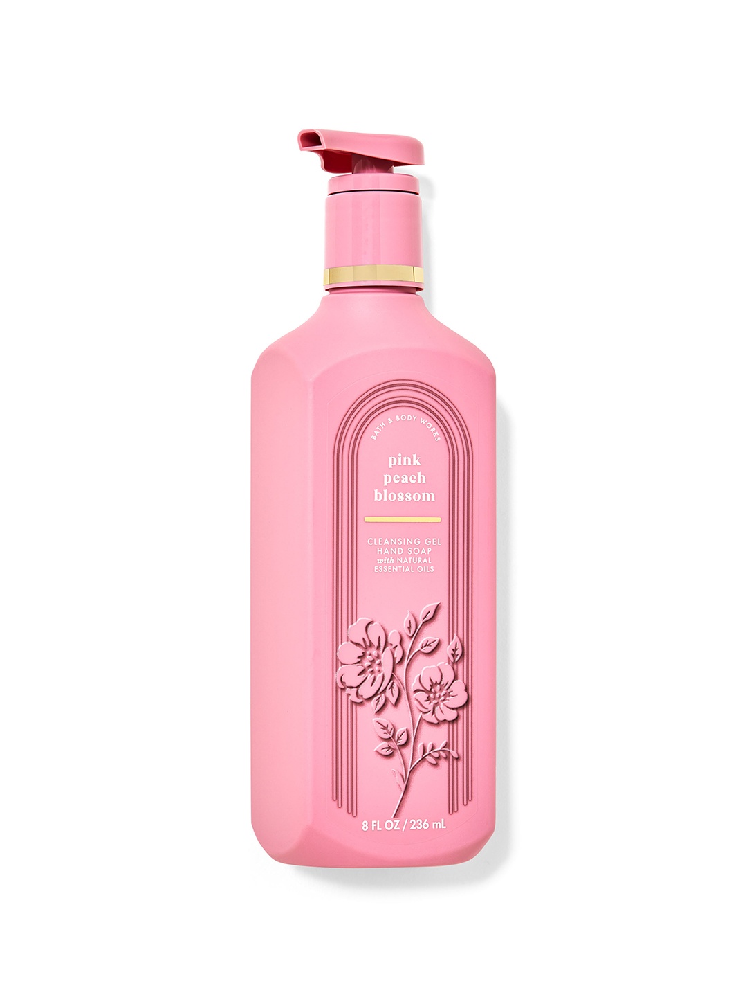 

Bath & Body Works Pink Peach Blossom Cleansing Gel Hand Soap with Aloe - 236 ml