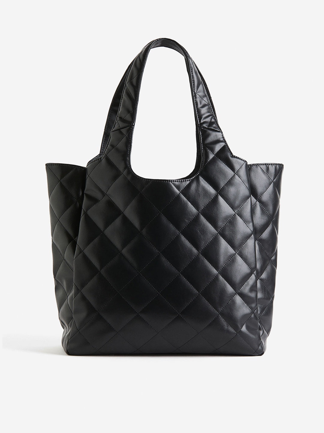 

H&M Quilted Shopper, Black