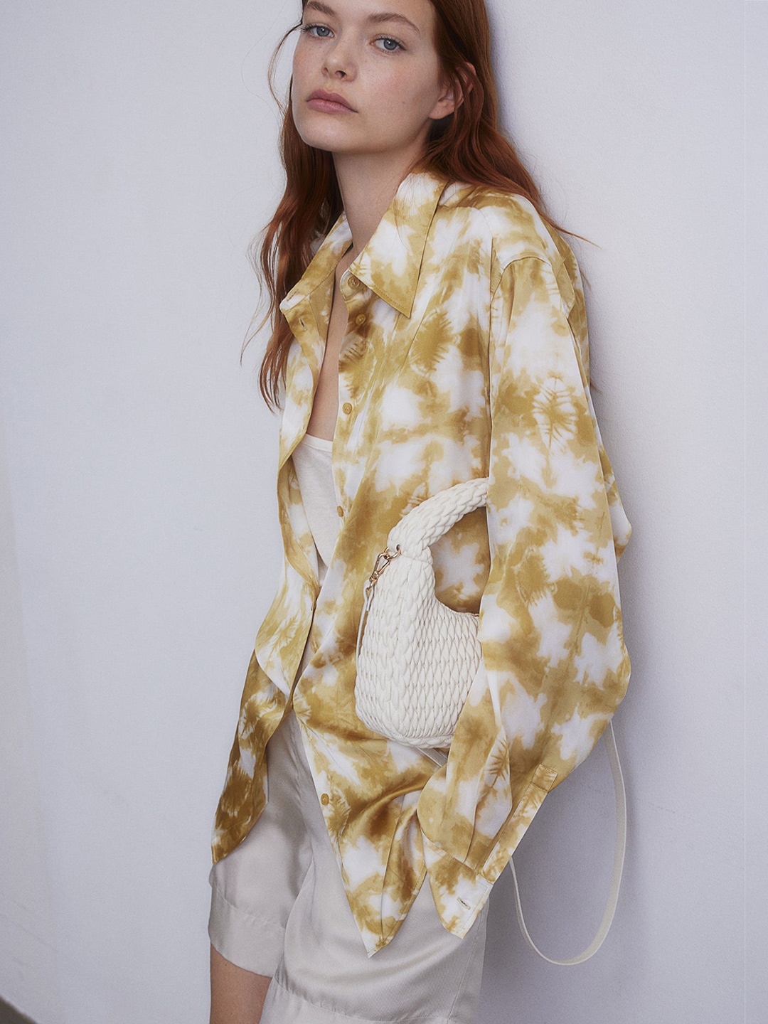 

H&M Oversized Blouse, Yellow