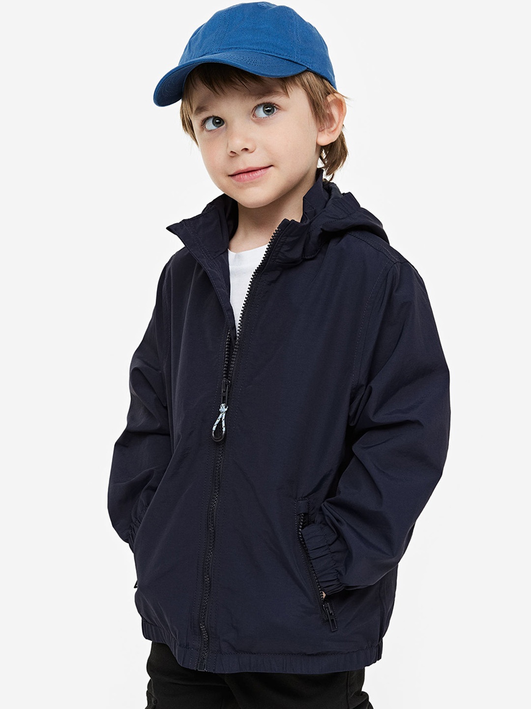 

H&M Boys Hooded Jacket, Blue