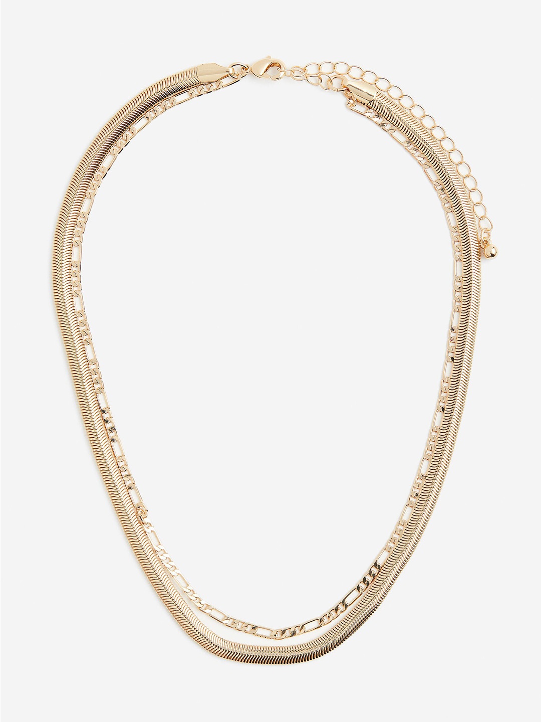 

H&M Short Two-Strand Necklace, Gold