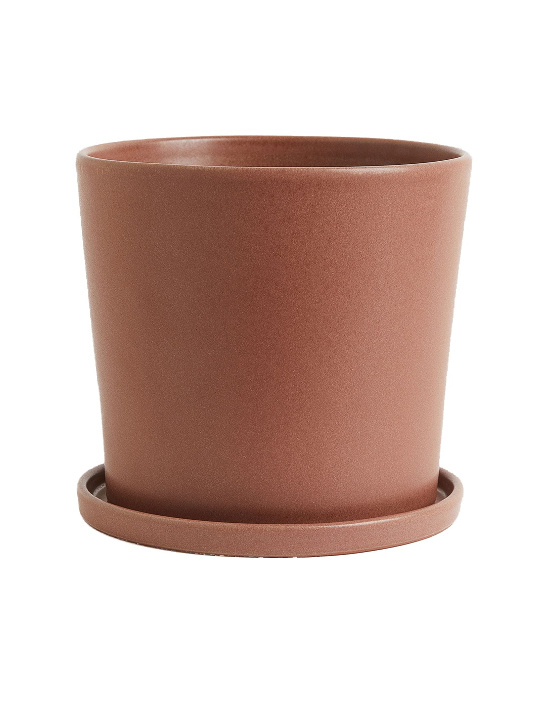 

H&M Beige Large Plant Pot & Saucer