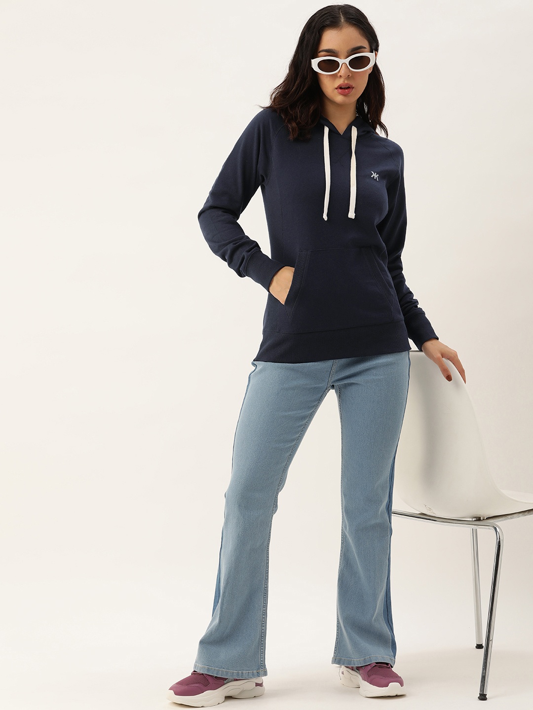 

Kook N Keech Hooded Sweatshirt, Navy blue