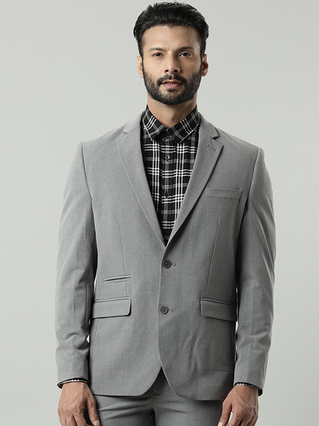 

Indian Terrain Single Breasted Sportcoat Blazers, Grey