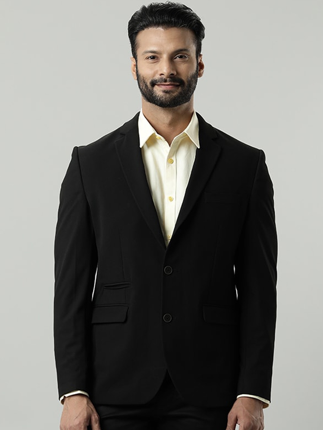 

Indian Terrain Single Breasted Blazer, Black