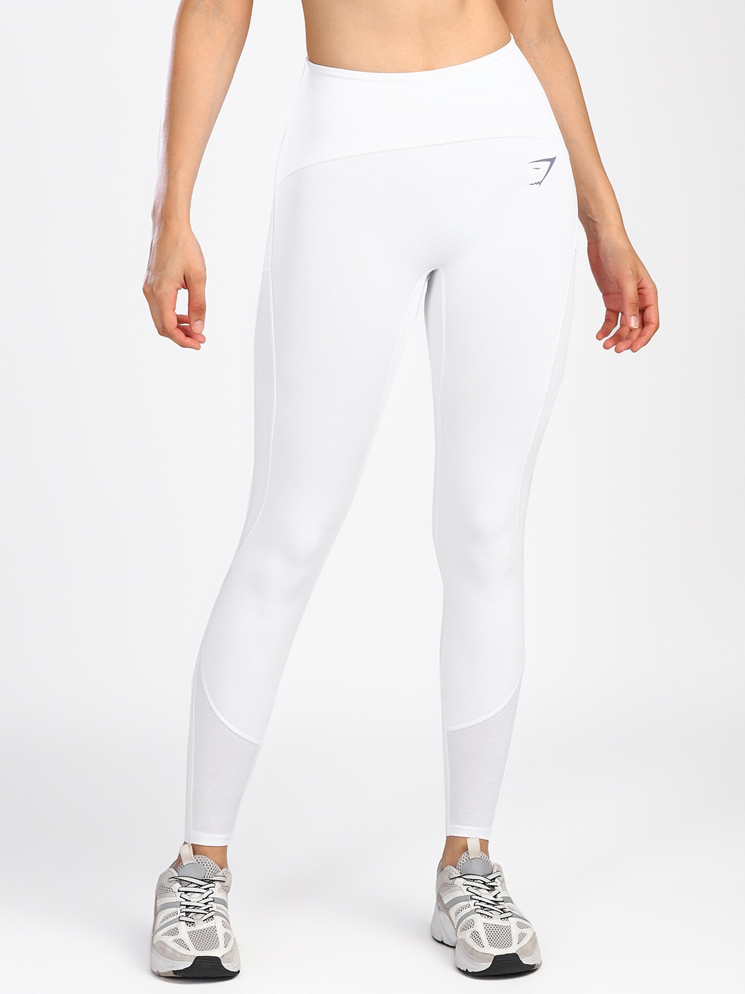 

Gymshark Women Solid High-Rise Pulse Tights, White