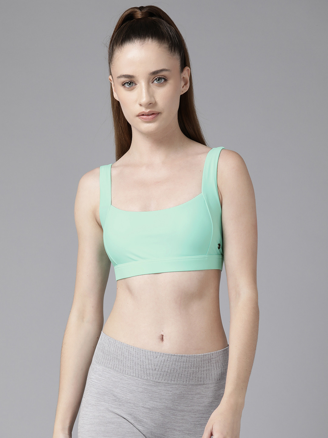 

Gymshark Full Coverage Lightly Padded Square Neck Bikini Bra, Green
