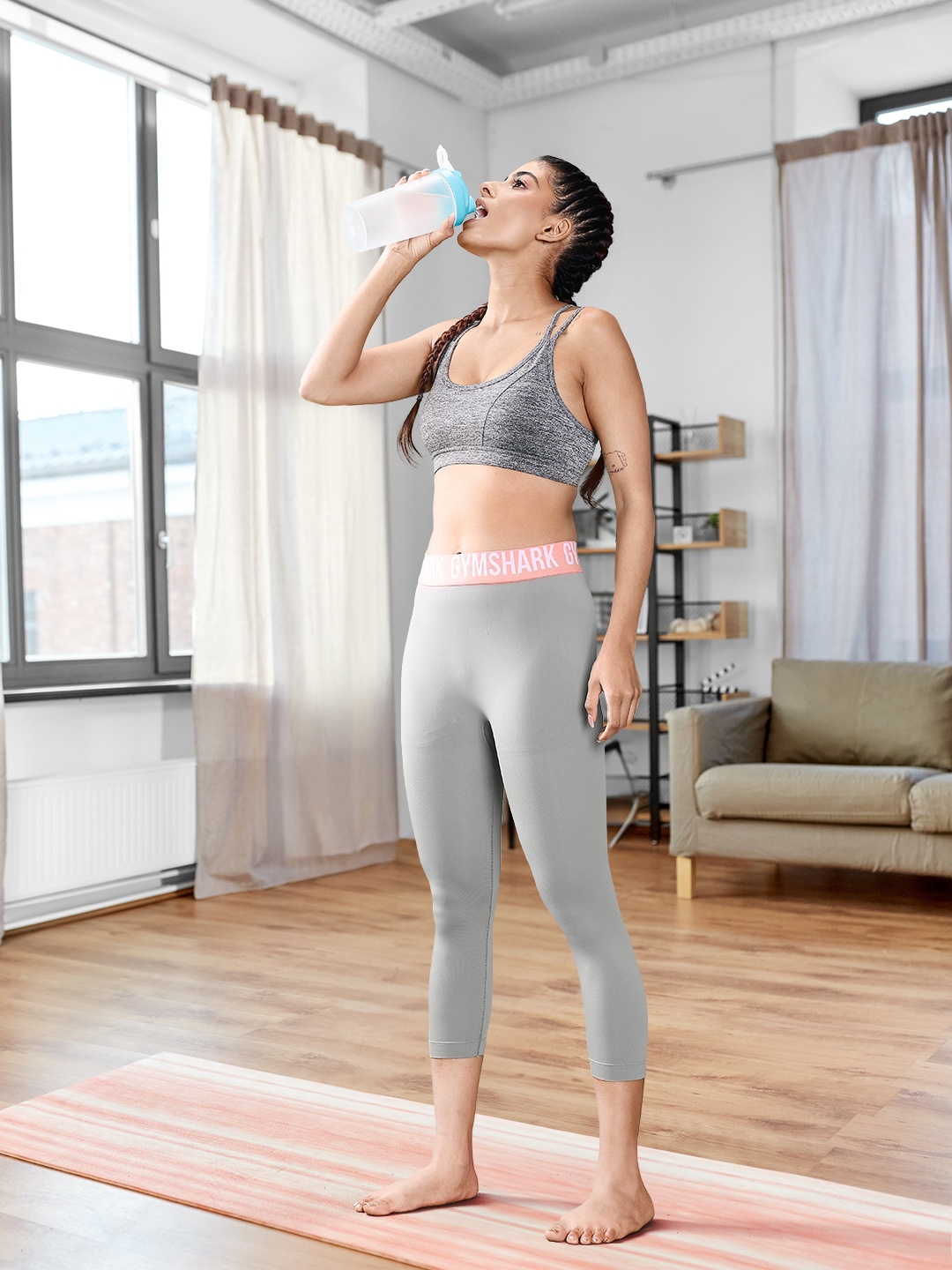 

Gymshark Women Training Three-Fourth Length Tights, Grey
