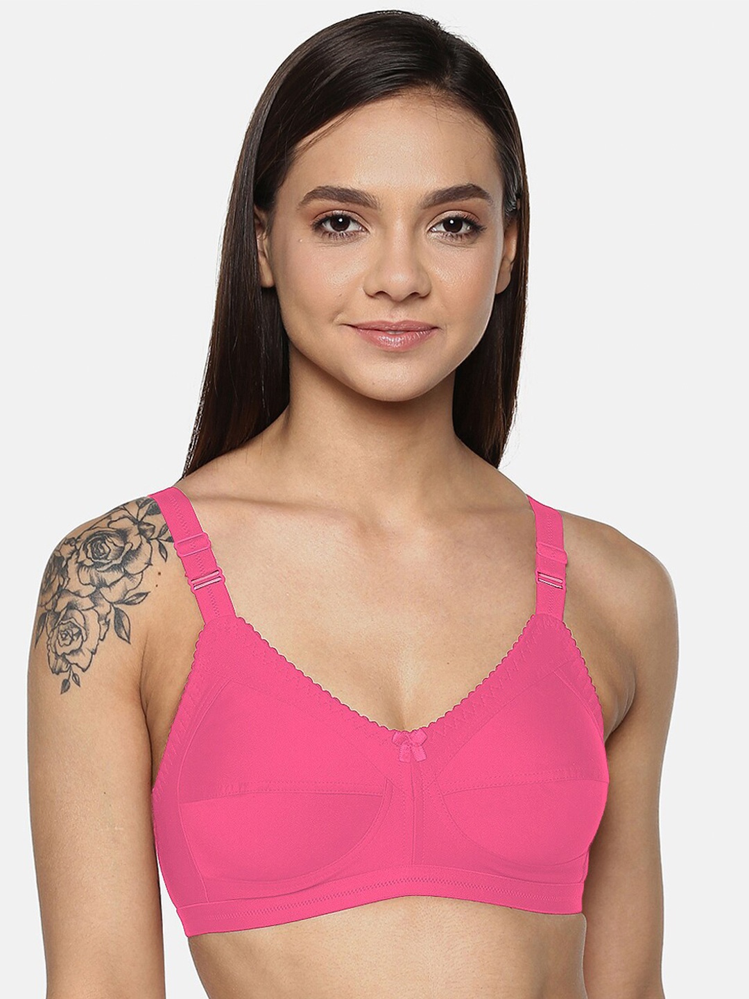 

Leading Lady Full Coverage Everyday Bra All Day Comfort, Pink