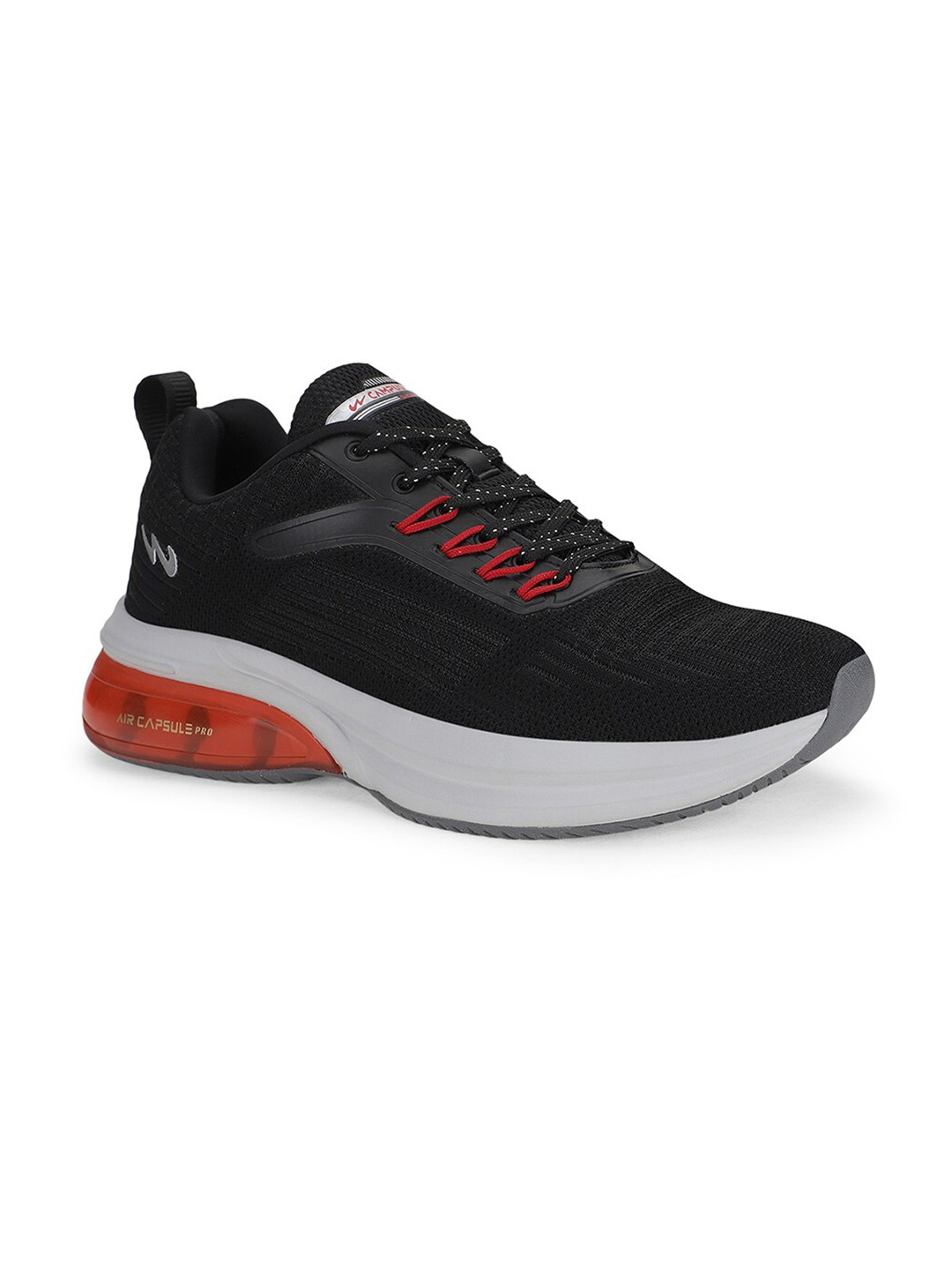 

Campus PARTON Men Lace-Up Running Shoes, Black