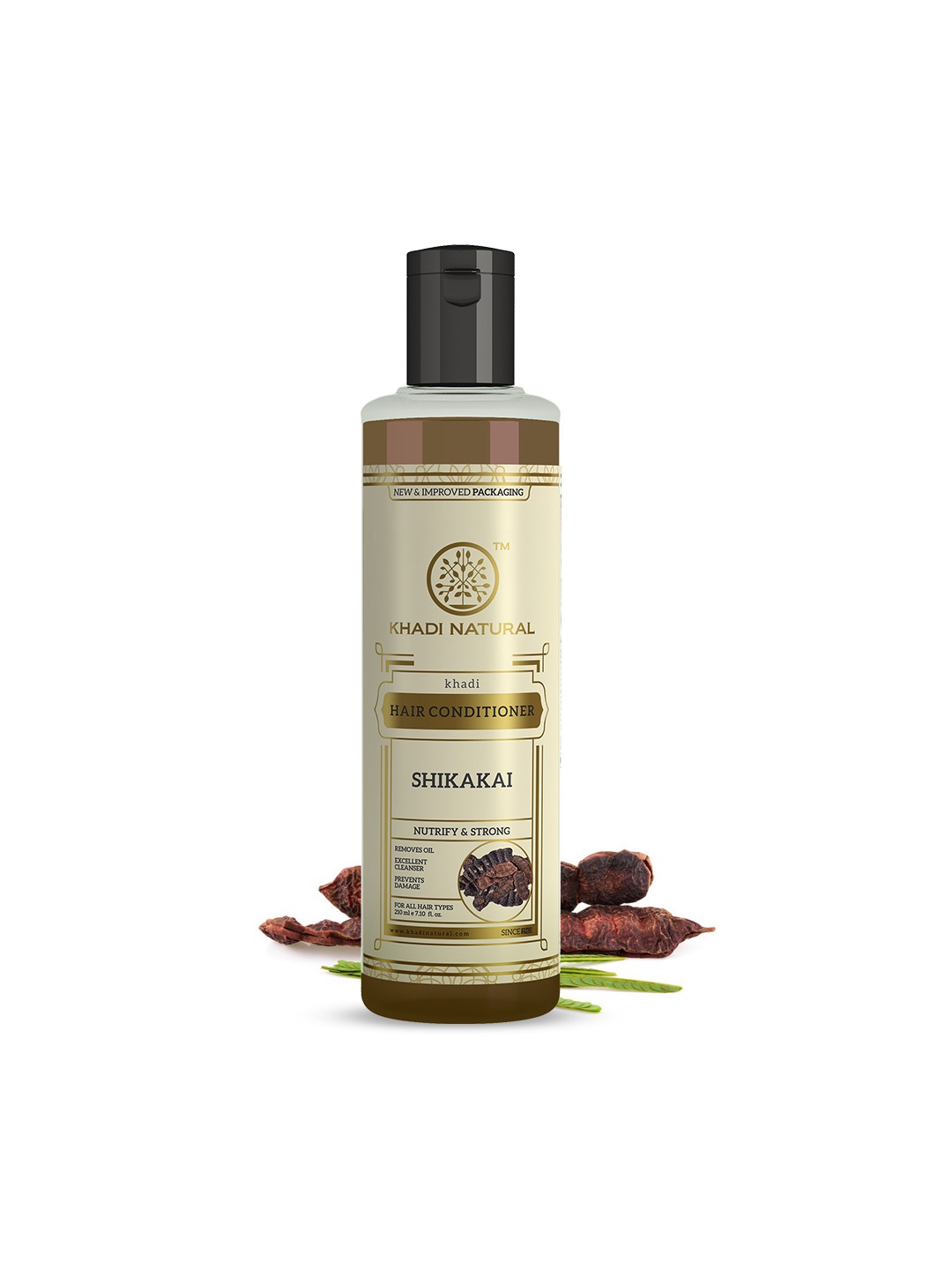 

Khadi Natural Shikakai Hair Conditioner for Prevent Split Ends - 210 ml, White