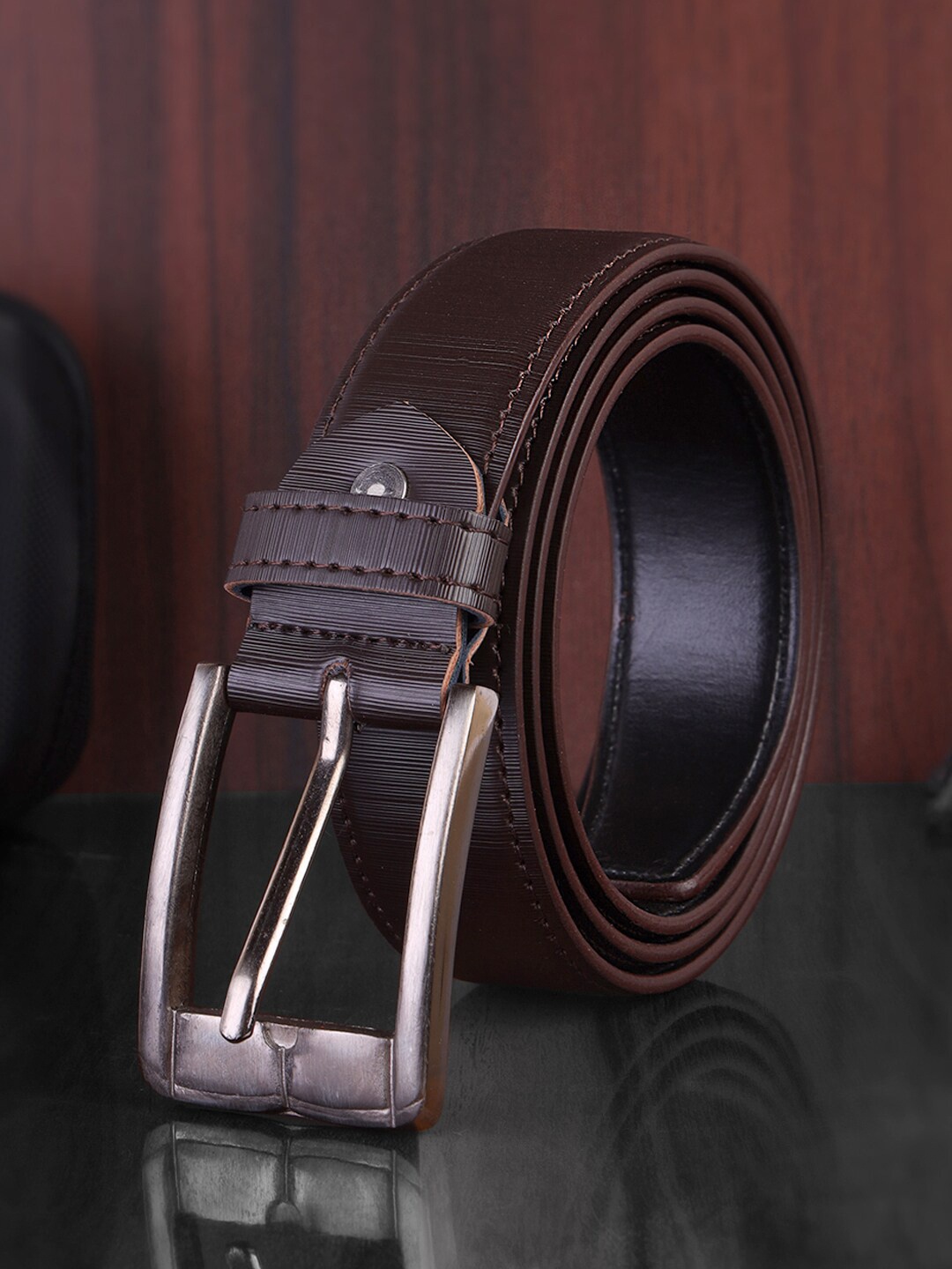 

Kastner Men Textured Belt, Brown
