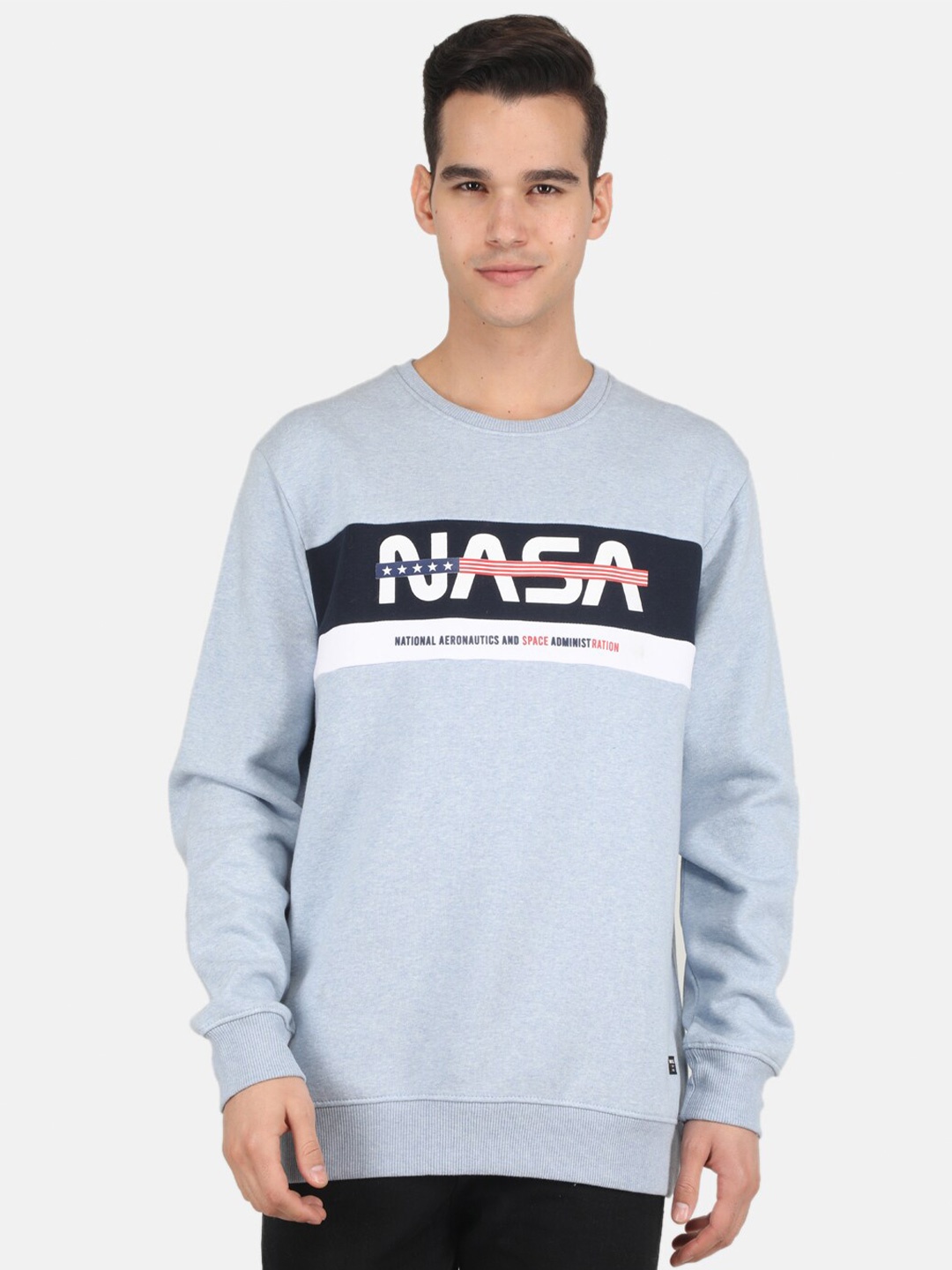 

Monte Carlo NASA Printed Sweatshirt, Blue