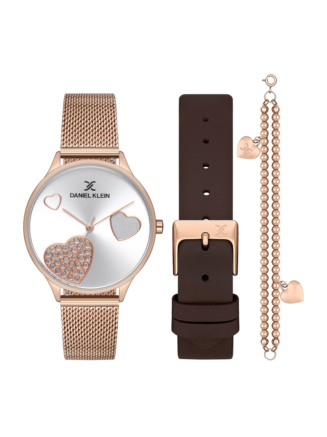 

Daniel Klein Women's Watch Gift Set, Silver