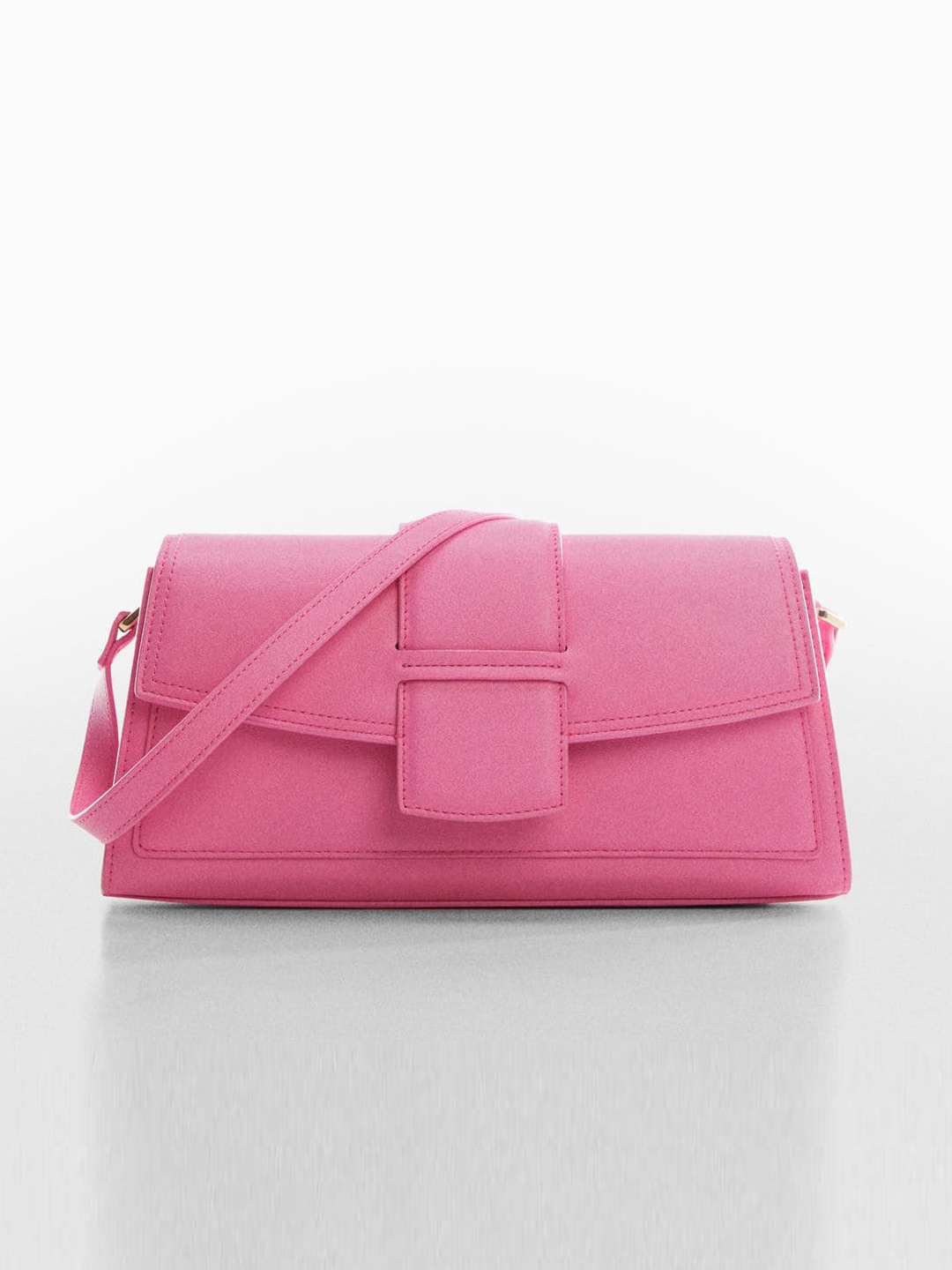 

MANGO Structured Sling Bag, Pink