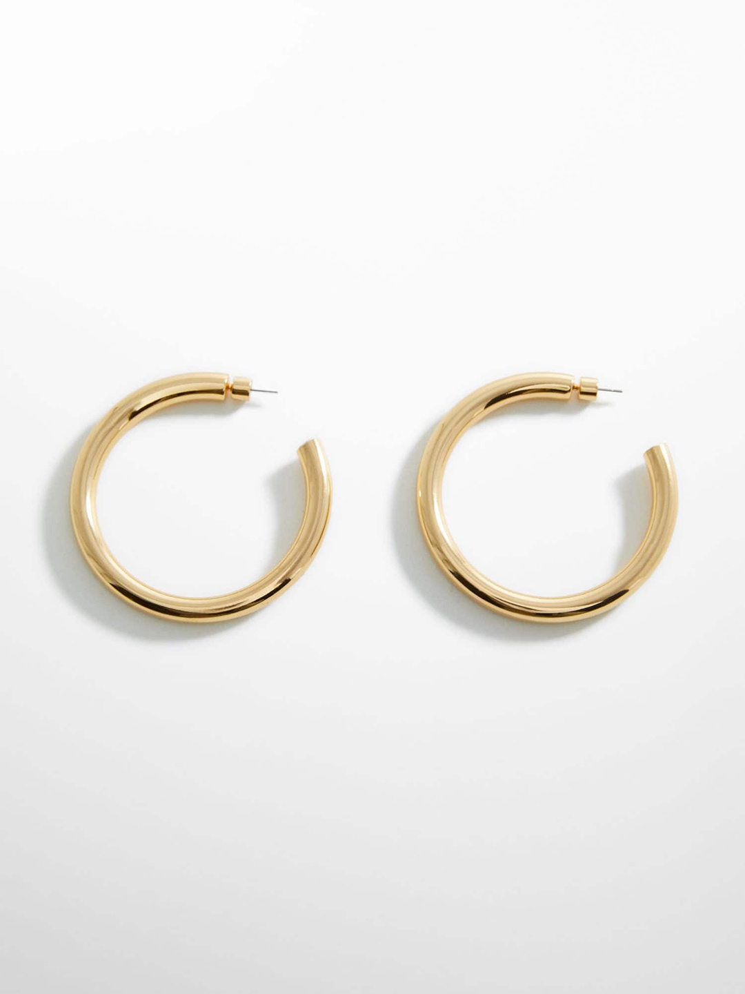 

MANGO Crescent Shaped Half Hoop Earrings, Gold