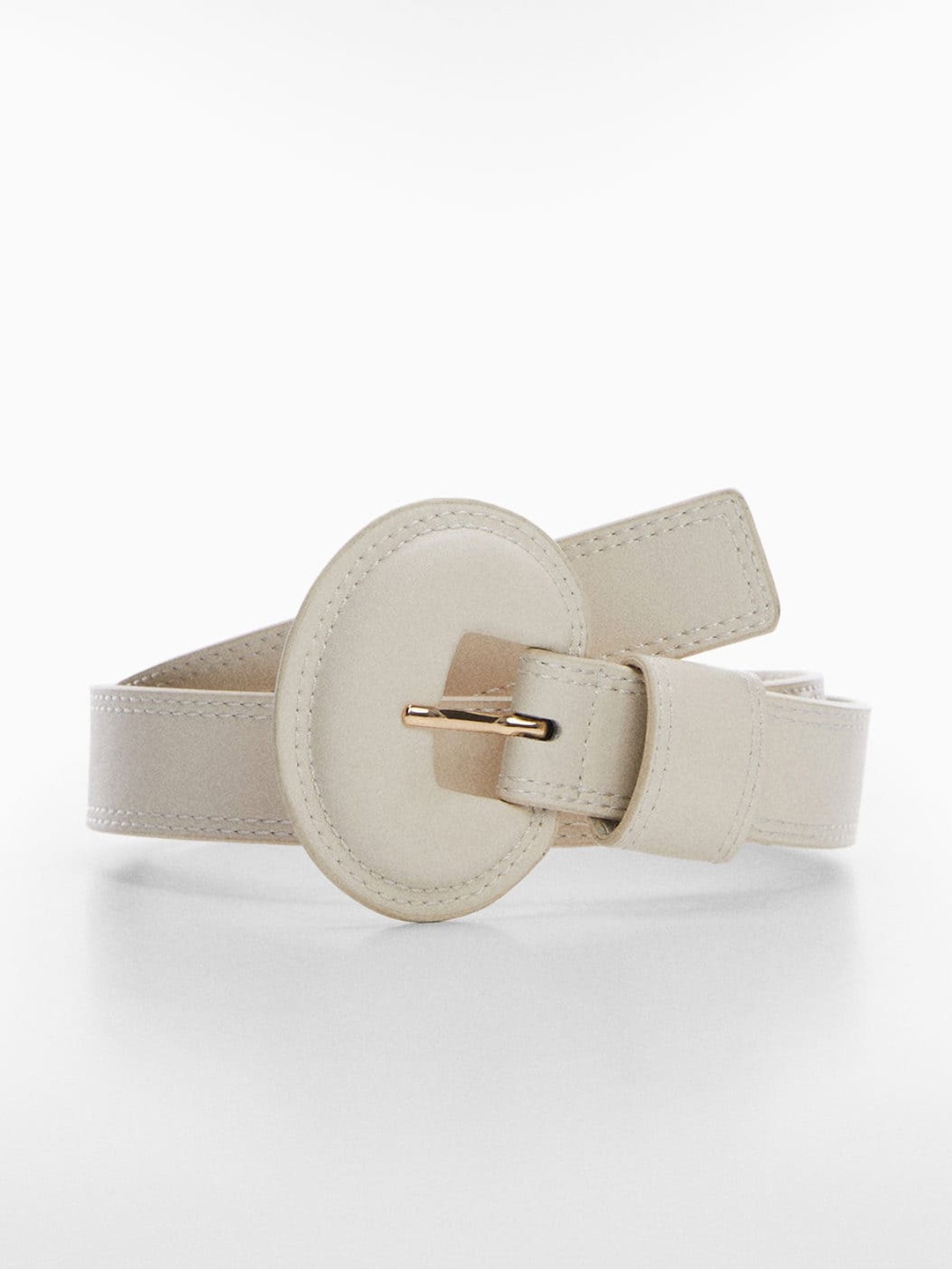 

MANGO Women Belt, Beige