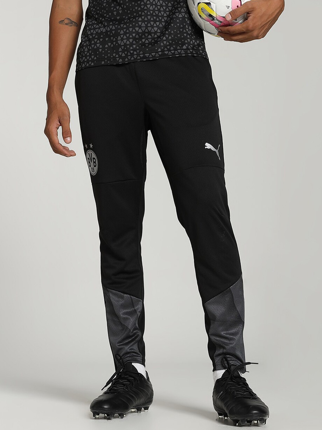 

Puma Men Slim-Fit Training Track Pants, Black