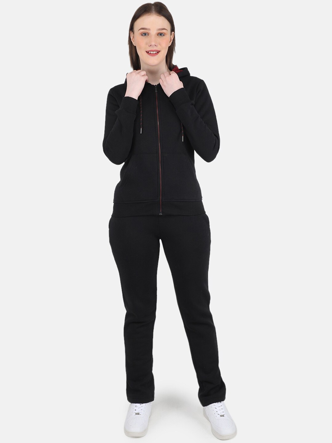 

Monte Carlo Hooded Jacket With Trackpants Tracksuits, Black