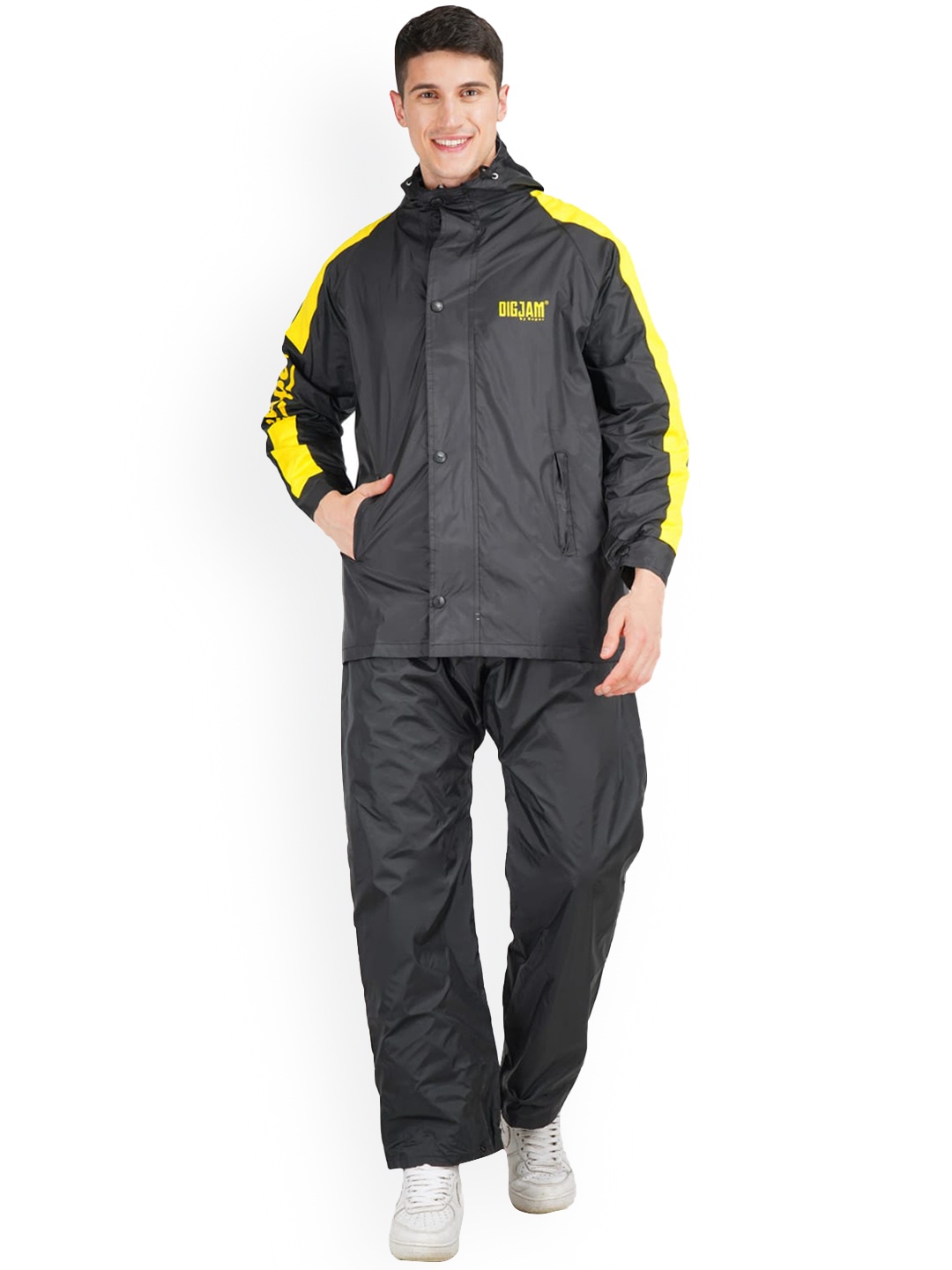 

Super Hooded Jacket With Trouser Rain Suit, Yellow