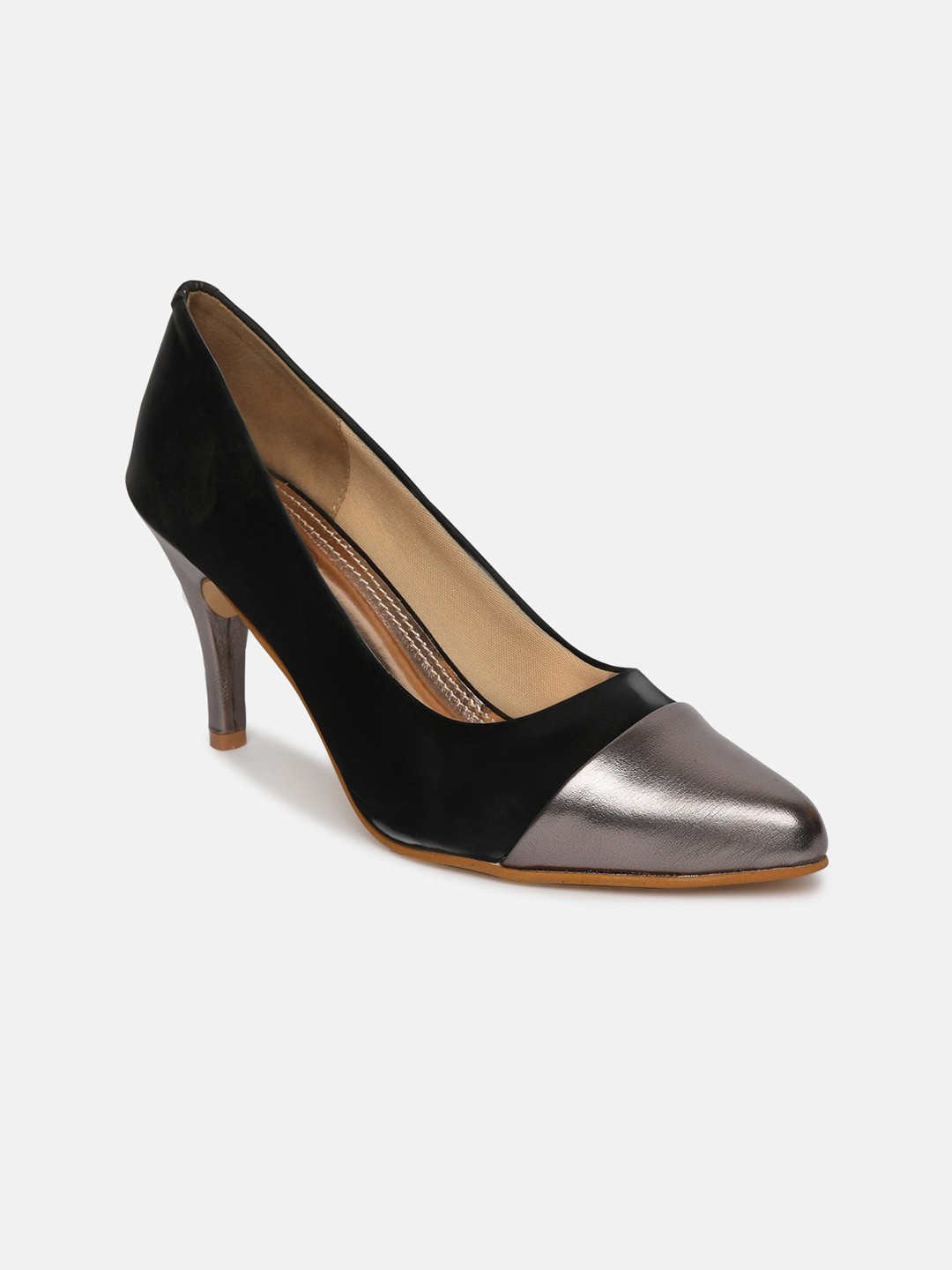 

Marc Loire Pointed Toe Slim Heel Pumps, Black