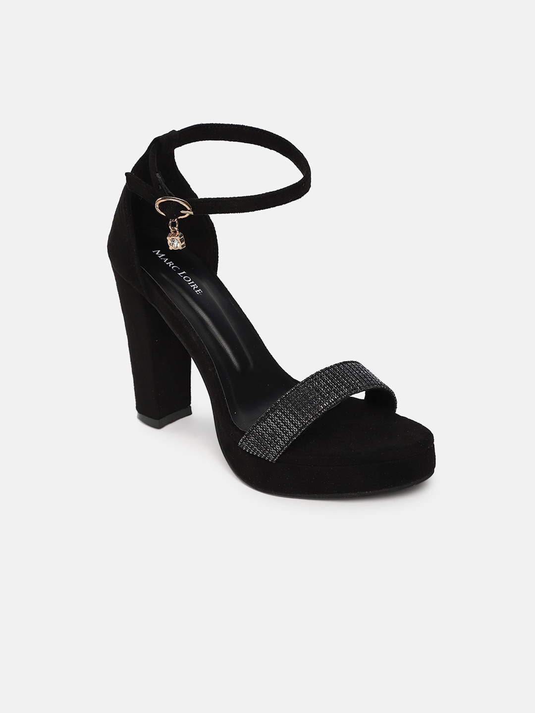 

Marc Loire Embellished Platform Heels, Black