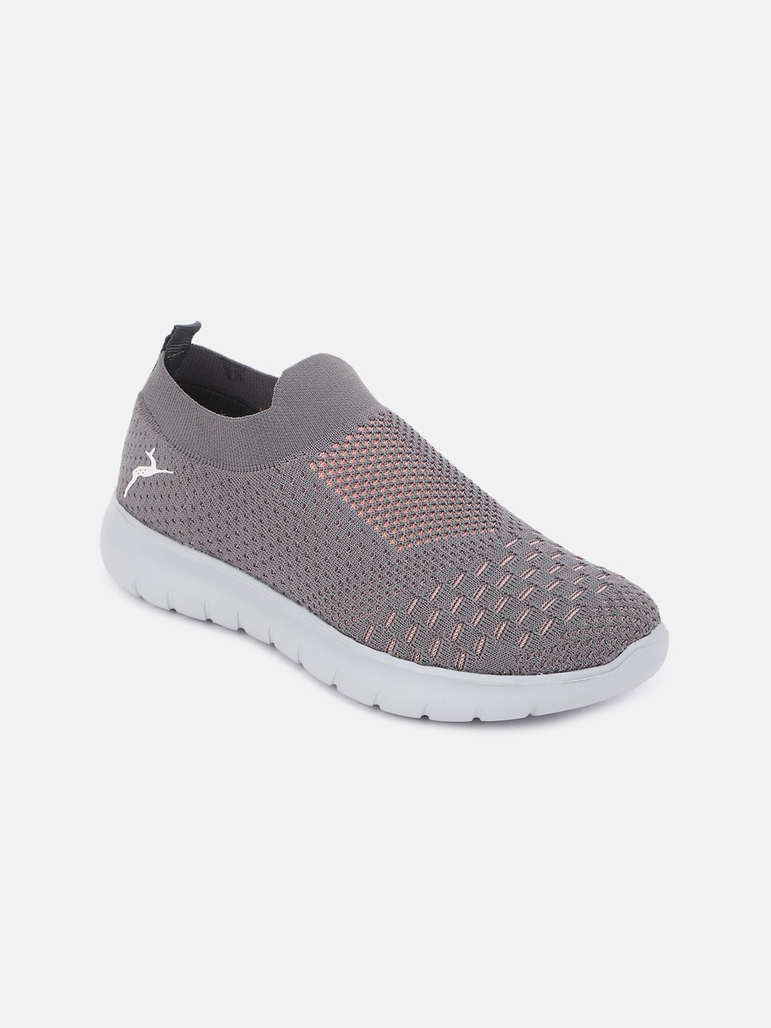 

Marc Loire Women Textured Lightweight Slip-On Sneakers, Grey