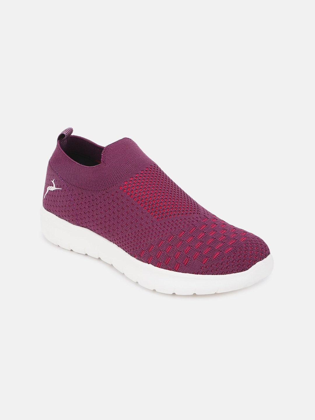

Marc Loire Women Textured Lightweight Slip-On Sneakers, Purple