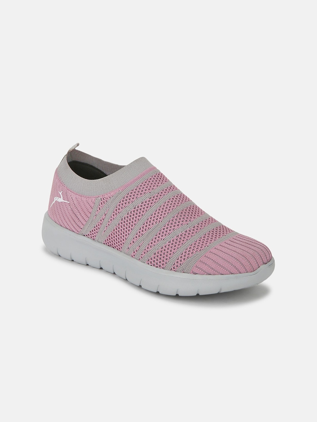 

Marc Loire Women Textured Lightweight Slip-On Sneakers, Pink