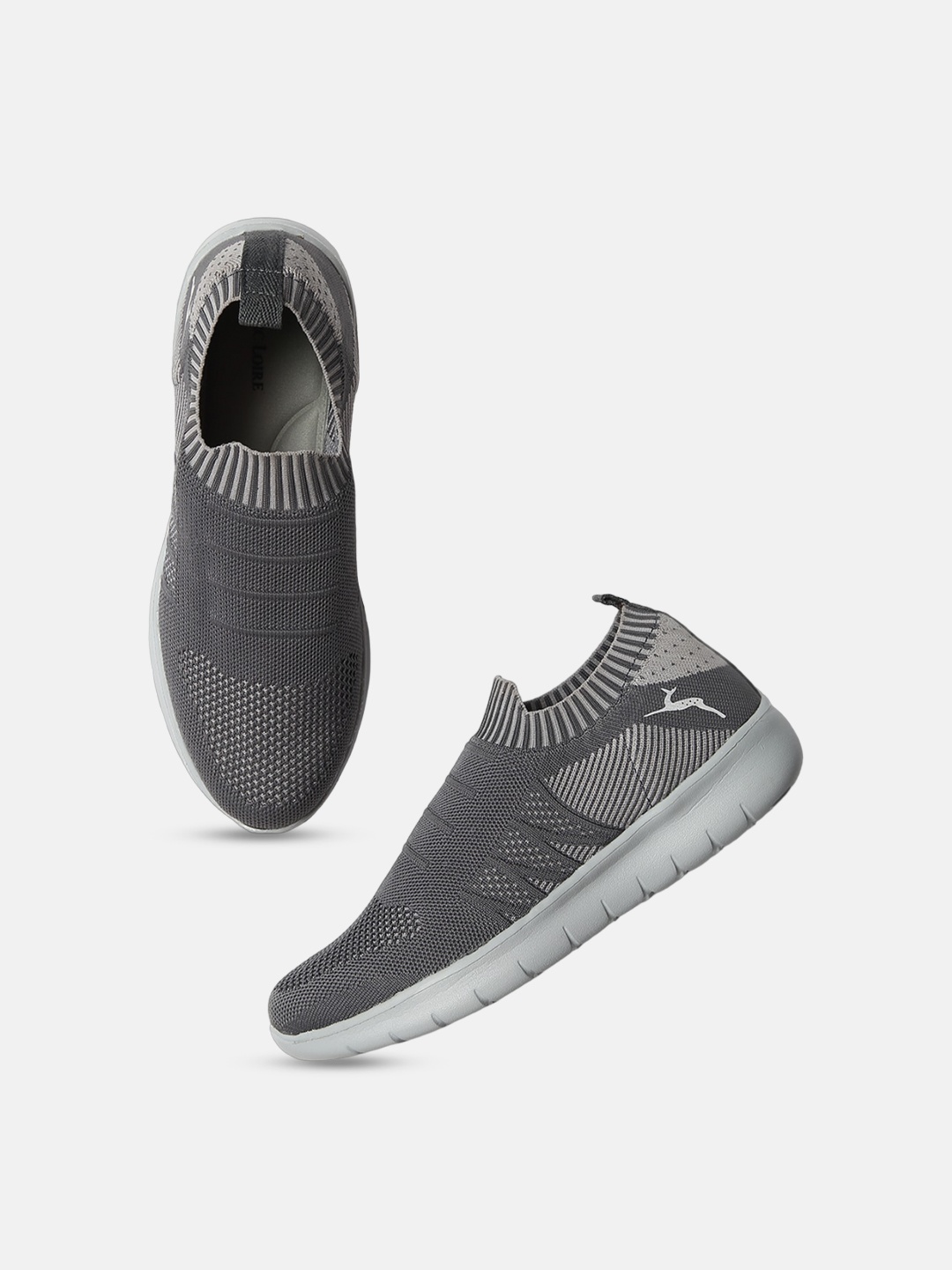 

Marc Loire Women Lightweight Comfort Insole Textile Basics Slip-On Sneakers, Grey