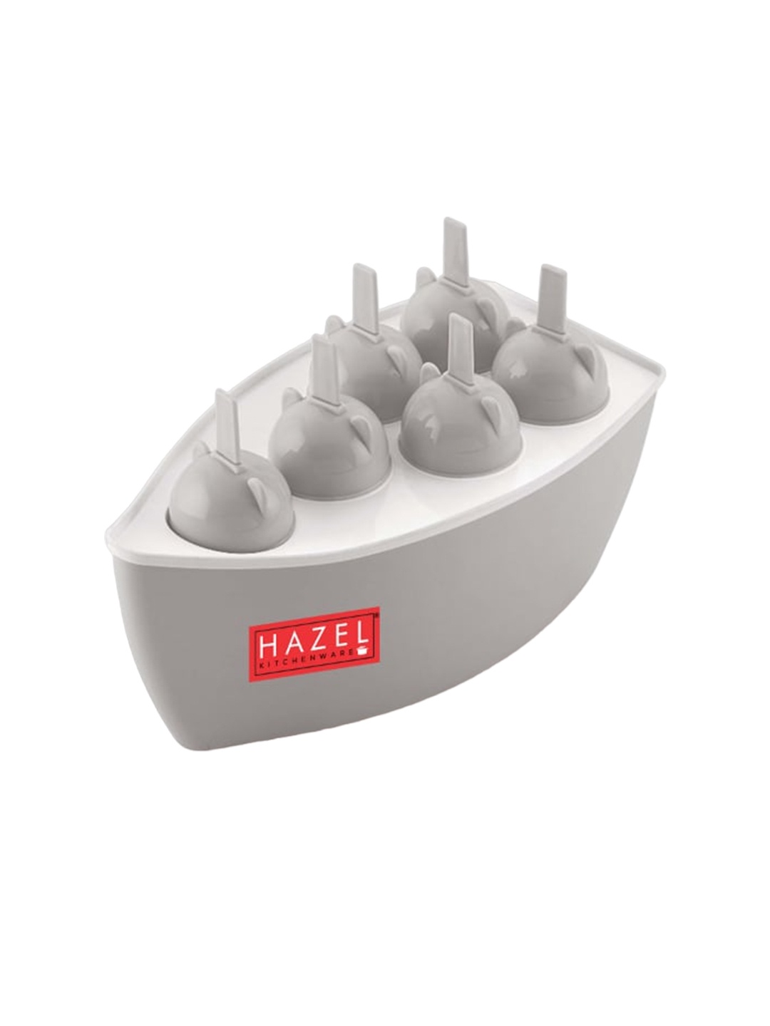 

HAZEL Grey 6-Pieces Plastic Reusable Kulfi Molds