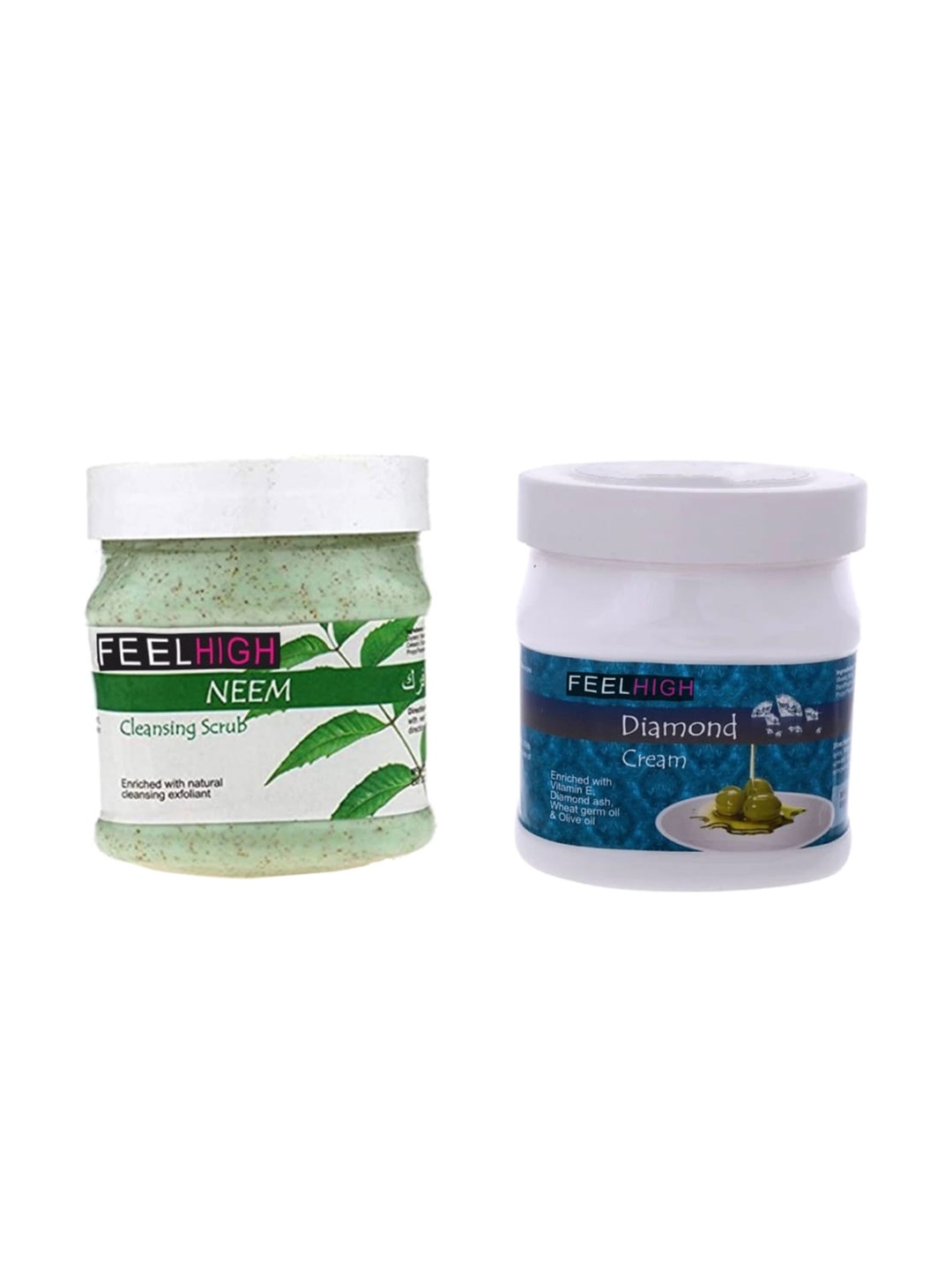 

FEELHIGH Set Of 2 Neem Scrub And Diamond Cream, Multi