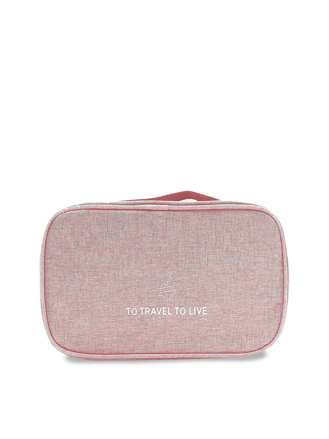 

HOUSE OF QUIRK Pink Travel Organiser